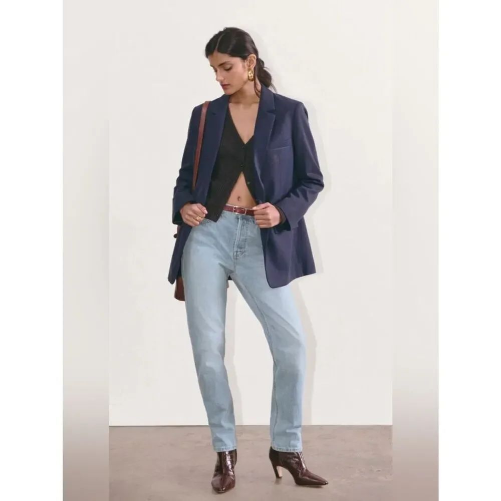 New Everlane THE ’90S CHEEKY® JEAN in Vintage Sunbleached  Blue Size 29 Ankle